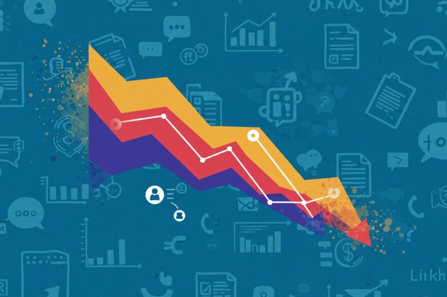 chute-reach-linkedin-2025 - MondeTech.fr