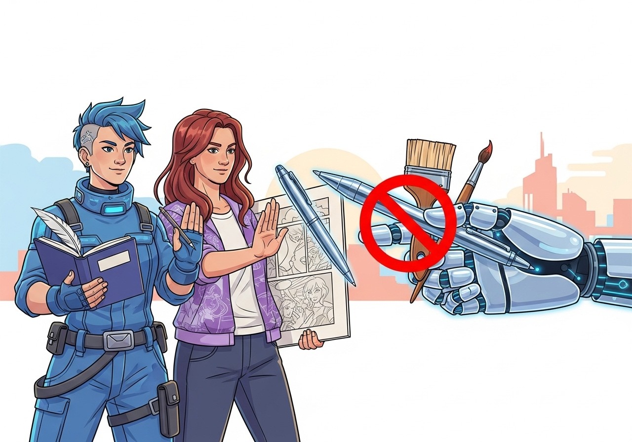 science-fiction-et-comic-con-rejettent-lia-generative - MondeTech.fr