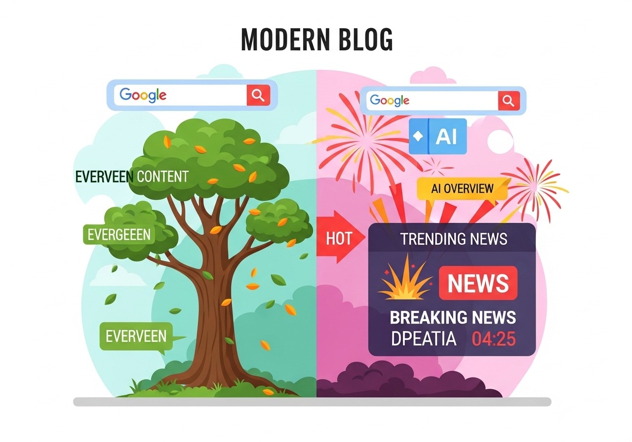 evergreen-vs-contenu-chaud-le-vrai-gagnant-seo-2026 - MondeTech.fr