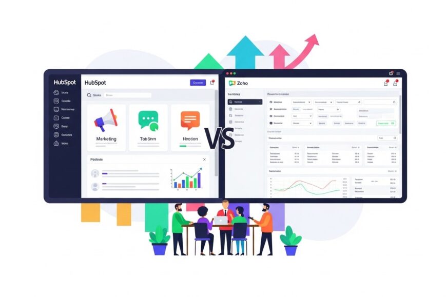 hubspot-crm-vs-zoho-crm-lequel-choisir-en-2026- - MondeTech.fr