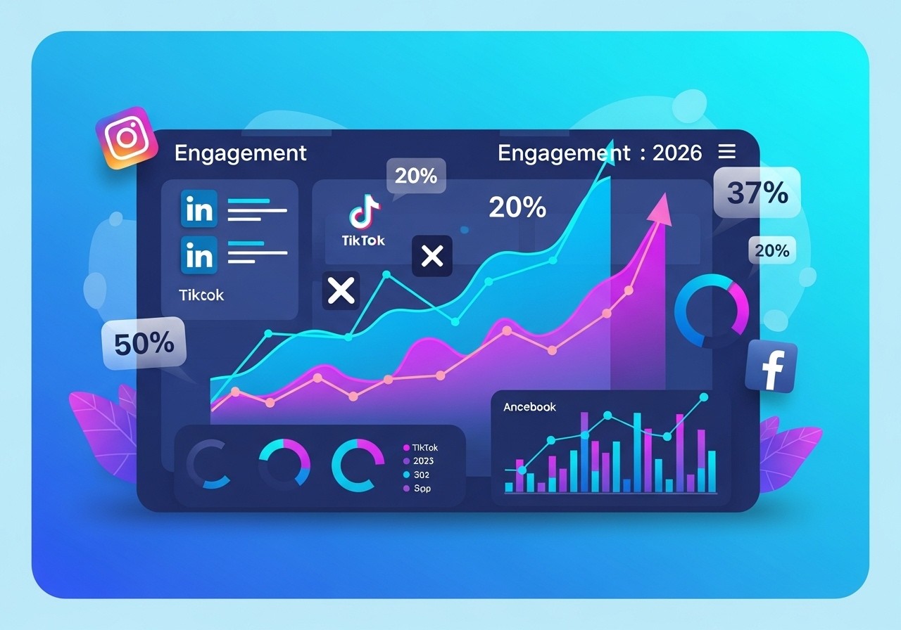 taux-dengagement-reseaux-sociaux-2026-evolution-et-strategies - MondeTech.fr
